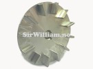 Reimskive, aluminium, med vifte, Lucas C45 Dynalite, 70x17mm thumbnail