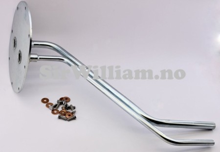 Innsugsrør, med plate, bensintank