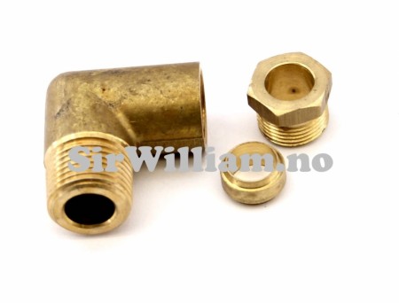 90-grader kobling, drivstoffrør mot tank