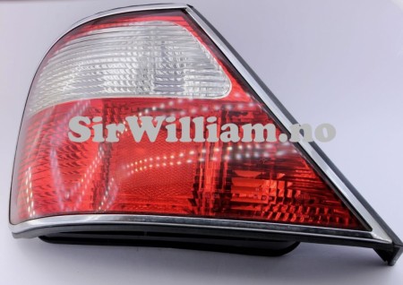 Baklykt, VS, med tåkelys, kromlist