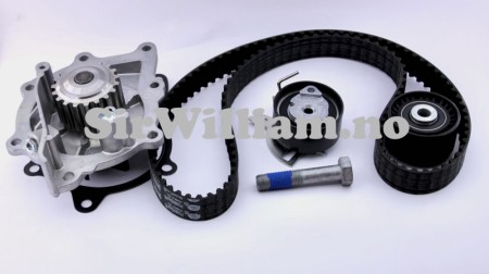 Registerreimsett m/vannpumpe