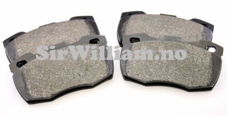 Bremseklosser, sett, fram