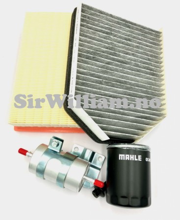 Filtersett, premium - XK (X150) 3.5 litre / 4.2 litre sugemotor