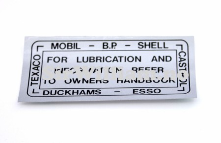 Dekal, anbefalt olje