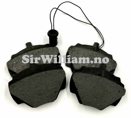 Bremseklosser, bak, sett