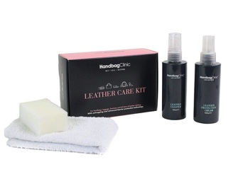 Pleiesett til skinnvesker - «Leather Handbag Care Kit»