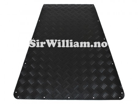 Ruteplate, panser, sort