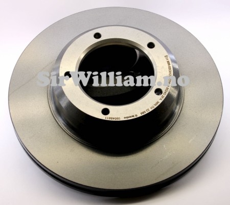 Bremseskive, fram, ventilert, par