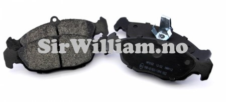 Bremseklosser, bak, sett