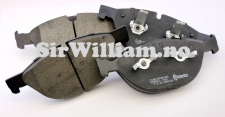 Bremseklosser, fram, sett, 380mm skive